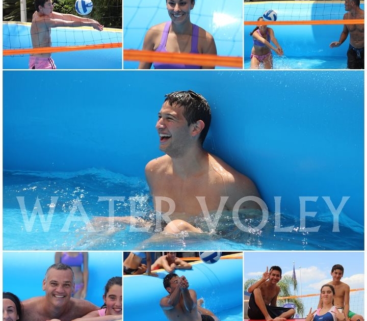 Collage de imágenes de jugadores de watervoley spain en las 24h deportivas de San Pedro de Alcántara