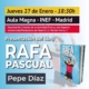 Cartel presentación libro rafa Pascual por pepe Díaz