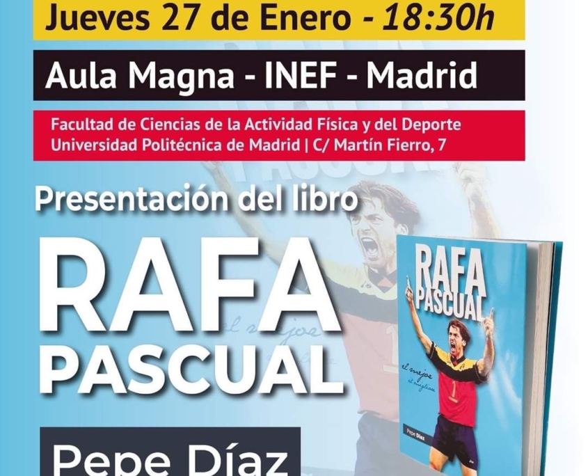 Cartel presentación libro rafa Pascual por pepe Díaz