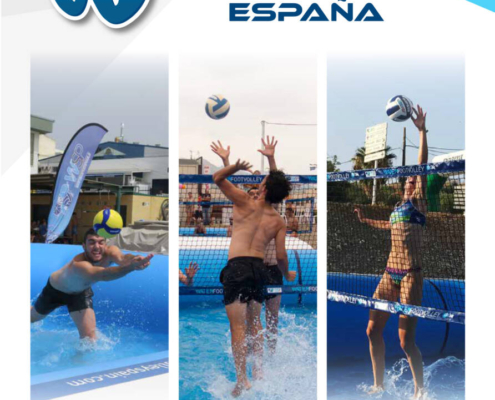 Cartel de Exhibición de Watervolley Spain y Voley Máster España