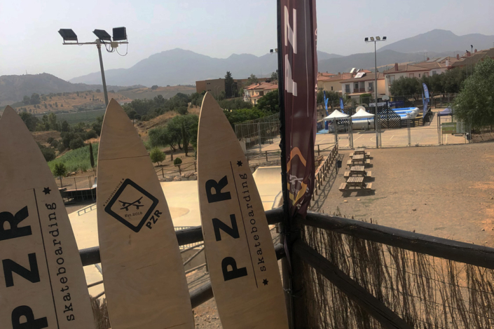 Watervolley Diputacion Provincial de Malaga Pizarra 2022 - vistas desde skatepark PZR
